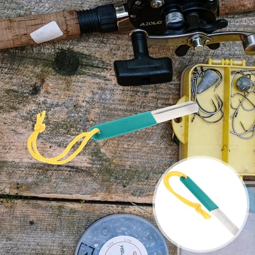 Abaodam Portable Fishing Hook Sharpener with Abrasive Material, High Hardness and Precision Production for Outdoor Tools, Compact Fishhook File for Efficient Sharpening of Fishing Gear