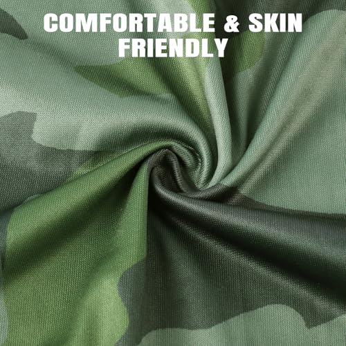 HONGTEYA 6 Pack Summer Neck Gaiter, UV Protection Cooling Face Mask Breathable Bandana Head Scarf Face Cover for Men Women - color: Multicolor1
