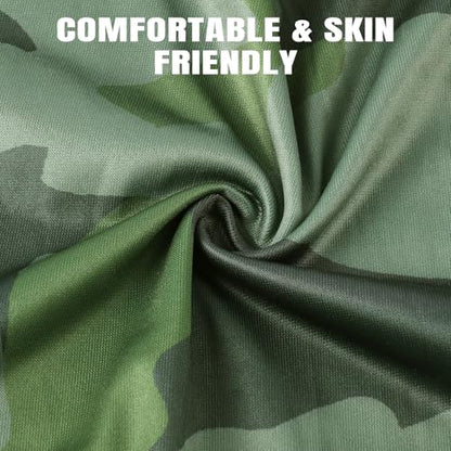 HONGTEYA 6 Pack Summer Neck Gaiter, UV Protection Cooling Face Mask Breathable Bandana Head Scarf Face Cover for Men Women - color: Multicolor1