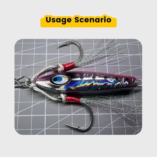 100PCS High-Strength Fishing Snap Clips, Quick Change Crankbait Lure Clips & Speed Clips, Stainless Steel Duo-Lock Snap Swivels for Freshwater/Saltwater Fishing, Power Clips