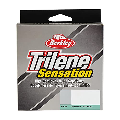 Berkley Trilene® Sensation, Low-Vis Green, 6lb | 2.7kg Monofilament Fishing Line, Suitable for Freshwater Environments