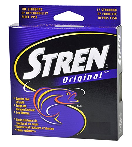Stren Original Monofilament Fishing Line - color: Clear/blue Fluorescent, size: 2400 Yd, Pound Test 17, style: 17lb | 7.7kg