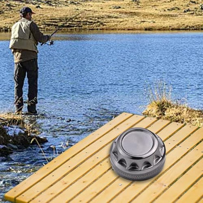Replacement Fishing Reel Handle Cap Compatible With For Daiwa Reels, Aluminum Alloy Construction, 10.8 Mm Screw Diameter Repair Part