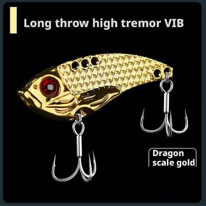 Bionic Fishing Lure 2-Pack Lifelike 3D Eye & Iridescent Finish Adjustable Multi-Swim Mode with All-Layer Vibration Effective for Bass/Pike in Fresh/Saltwater Ultra-Strong 3-Treble Hooks