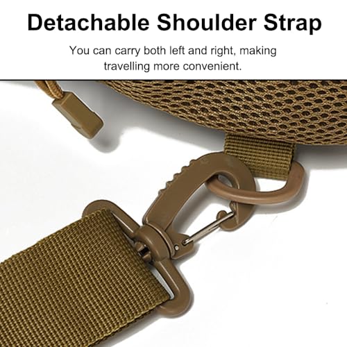 TopHomer Fishing Tackle Storage Bag Shoulder Pack Soft Gear Box Multi-Function Portable Lure Utility Binder Organizer for Outdoor Saltwater or Freshwater Fishing