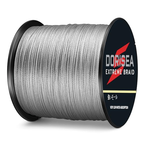 Extreme Braid 100% Pe Grey Braided Fishing Line 109Yards-2187Yards 6-550Lb Test Fishing Wire Fishing String-Abrasion Resistant Incredible Superline - size: 100m/109Yards 70lb/0.44mm