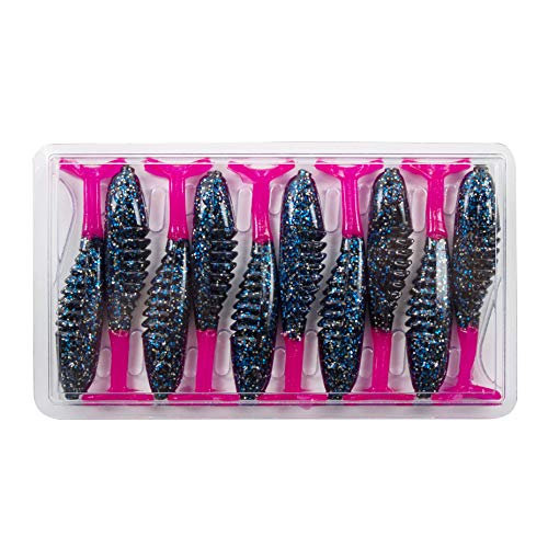Bobby Garland Slab Hunt'R Soft Plastic Crappie Fishing Lure, 2.25 Inches, Pack of 10 - color: Bluegill Fire