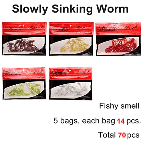 Soft Plastic Crawfish Bait Fishing Lure for Crappie, Bass, Bluegill, White Perch, Sunfish, Speckled Trout All Panfish Softlure Artificial Crayfish Lures Bait Drop Shot Rig Lure Slow Sinking - color: 4cm/1g - 70pcs(S)