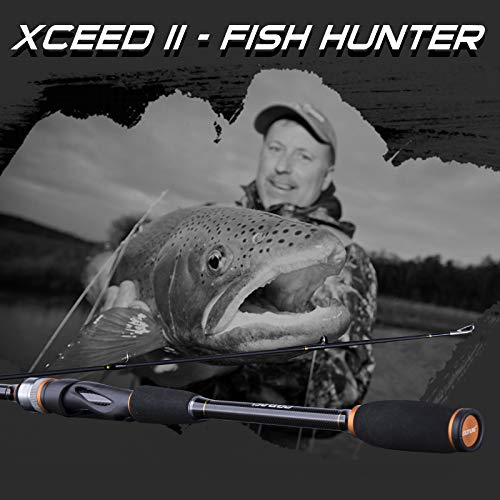 Goture 4-Piece Travel Carbon Fishing Rod M/MH Action 6.6-12ft Multi-Colors | Goture multi-spec travel fishing rods adopt upgraded high-grade carbon fiber blank with premium Fuji line guides - color: O Ring, size: Spinning/10'-Moderate-Fast/Medium-Heavy