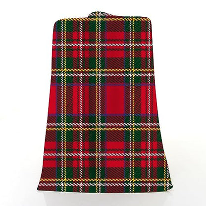 Pehede Tartan Plaid Hand Towel Traditional Red Black,Green Scottish Christmas New Year Soft Guest Face Bath Towel Bathroom Decorations Thin Kitchen Tea Dish Towels 15 x 30 inch - color: Tartan Plaid