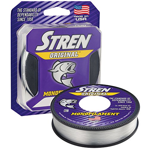 Stren Original Monofilament Fishing Line - color: Clear/Blue Fluorescent, size: 330 Yd, Pound Test 6, style: 6lb | 2.7kg