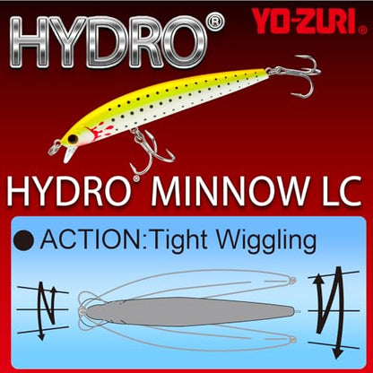 YO-Zuri Salt Lure HydroMinnow LC Floating 150mm/170mm Center of Gravity Transfer - color: Bone, style: Modern