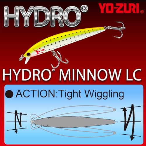 YO-Zuri Salt Lure HydroMinnow LC Floating 150mm/170mm Center of Gravity Transfer - color: Bone, style: Modern/Artificial Lure