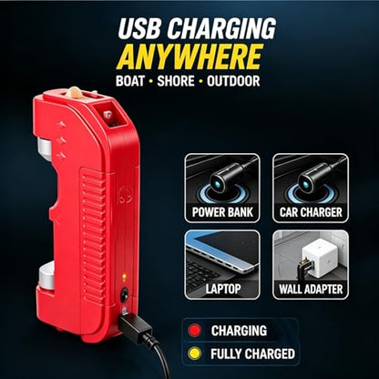 2026 Upgraded Electric Automatic Fishing Knot Tying Tool, USB Rechargeable GT/PR Knotter, Quick Fishing Hook Line Knot Tier, Portable Fishing Knot Machine Gift for Anglers - color: Black