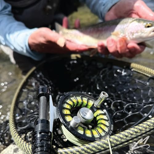 MAVRK USA Fly Fishing Reel | Large Arbor Closed Cage & Micro Reels | Euro Nymph & Floating Line | Ultra Lightweight, High Capacity, CNC Machined, Smooth Drag System - style: Enduro Floating 4/7
