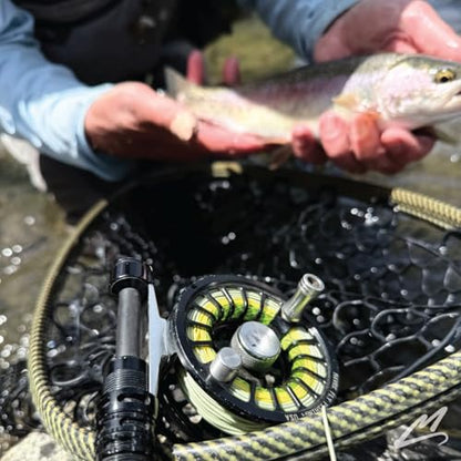 MAVRK USA Fly Fishing Reel | Large Arbor Closed Cage & Micro Reels | Euro Nymph & Floating Line | Ultra Lightweight, High Capacity, CNC Machined, Smooth Drag System - style: Enduro Floating 4/7