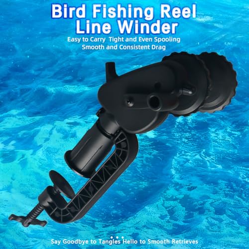 High Fishing Line Spooler Winder Spooling Station Reel Machine Enduring Tool Winder for Reels Portable for Reels Handheld