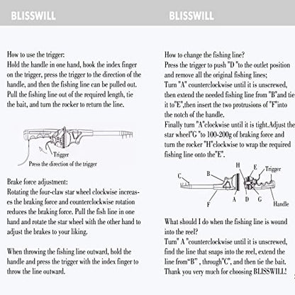 BLISSWILL Fishing Gear Pocket Telescopic Fishing Rod Combo with Reel and Line