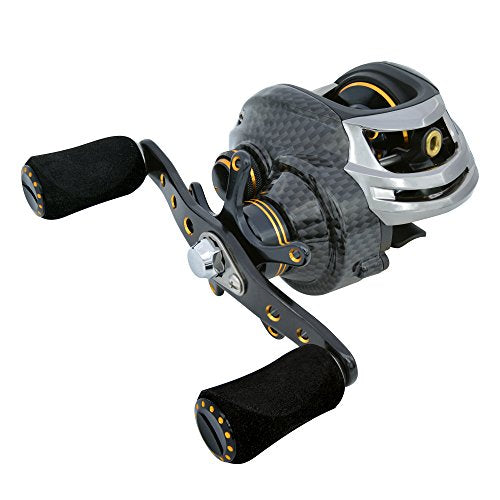 FISHDROPS Baitcasting Reels, 17+1BB Magnetic/Centrifugal Brake Systems Baitcaster Reel, High-Speed Gear Ratio 7.0 Ultra Smooth Low Profile Baitcast Fishing Reel - color: Dual Brake-Right Hand