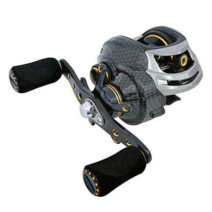FISHDROPS Baitcasting Reels, 17+1BB Magnetic/Centrifugal Brake Systems Baitcaster Reel, High-Speed Gear Ratio 7.0 Ultra Smooth Low Profile Baitcast Fishing Reel - color: Dual Brake-Right Hand