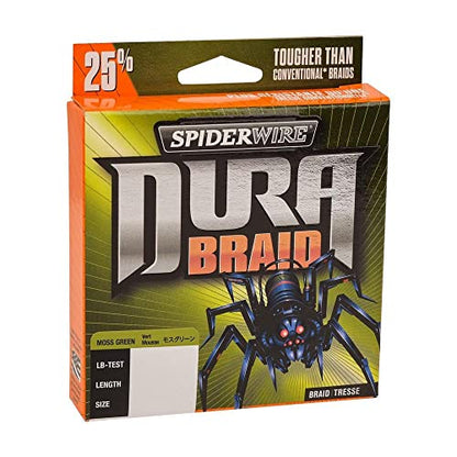 SpiderWire DuraBraid Braid Fishing Line - color: Moss Green, size: 20lb - 300yd
