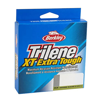Berkley Trilene XT Monofilament Fishing Line - color: Low-Vis Green, size: 300 yd, style: 14 Pounds