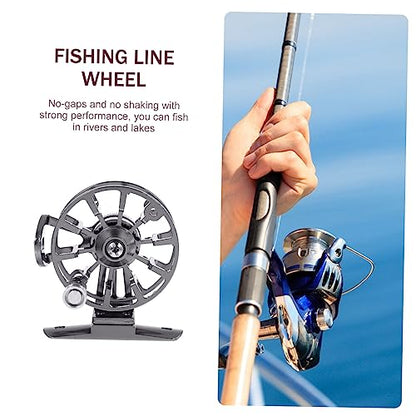 Kisangel 1pc Fish Reel Fish Line Spooler Handle Fly Reel Fishing Reel Spooler Fishing Kit Ice- Accessory Professional Tool Rod Accessory Old Fashioned Winding Machine