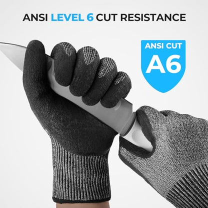 KastKing Kut Safe Fillet Gloves, Ultimate Cut Resistant Gloves for fishing and Outdoor Use, ANSI Level 6 Cut Protection - size: Medium