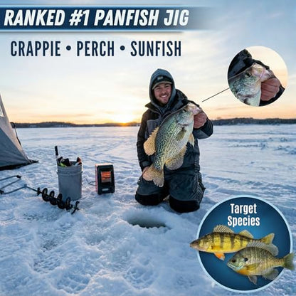 HALYXS/5Pack -Jigging Spoon, Ice Fishing jigs, Spoon Fishing, Jigging Lure, Great Lure for Crappies, Panfish, Walleye, Fresh Water Fishing, Metal (3g/5g) - size: small / 3g