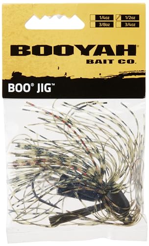 Booyah Boo Jig Bass Fishing Lure with Weed Guard - color: Watermelon Red, style: Boo Jig (1/2 Oz)