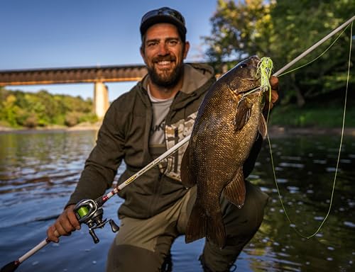 Duckett Fishing Micro Magic Pro Casting, Spinning & Crankin' Rods, Durable, Sensitive and Balanced Multi-Modulus Sensi-Touch Blanks - size: 7'6" Heavy Fast Casting
