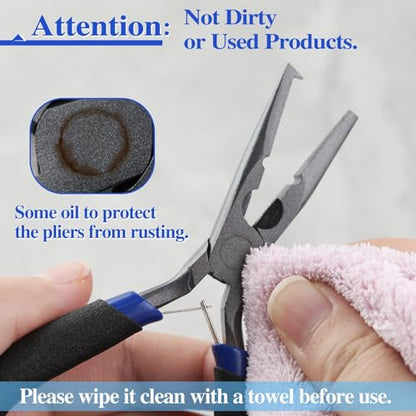 SPEEDWOX Fishing Pliers Hook Remover - Saltwater Gear With Line Cutter, Crimping Tool, Clippers, Pistol Grip Split Ring - style: Fishing Pliers