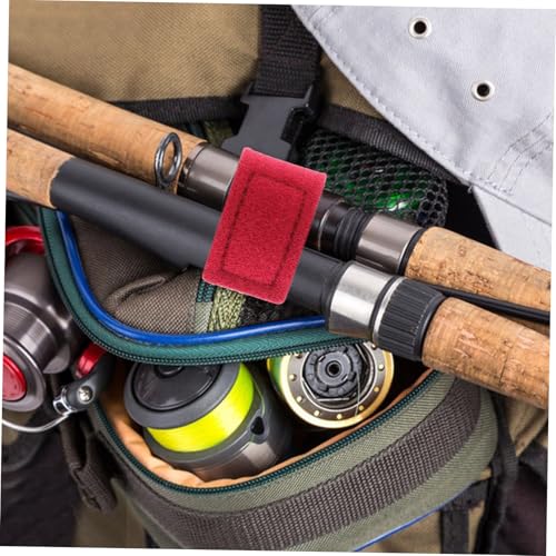 5Pcs Fishing Rod Ties Elastic Slip Fishing Rod Straps for Secure Rod Fixing Convenient Sticky System Durable for Outdoor Use Band