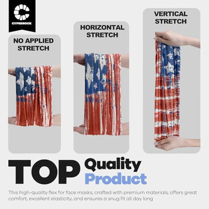 Flag Neck Gaiter, Face Mask Cooling Breathable UV Protection Scarf for Men/Women - color: America Flag-1