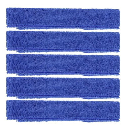 Healifty 5pcs Fishing Rod Straps Blue Fiber Wraps with Ergonomic Grip and Thick Design, Adjustable Rod Fixing Bands for Secure Fishing Pole Storage and Transport