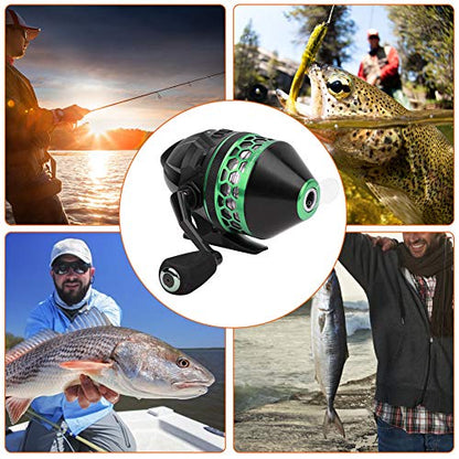 Alomejor spincast Reel,4.1:1 Speed Ratio for Retrieval,Closed face Fishing Reel,ABS and Metal Construction for Durability and Lightweight,for Beginners and Casual Anglers in Freshwater Lakes