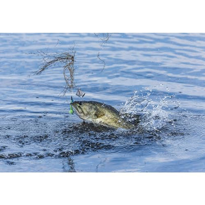 BUCKEYE LURES G-Buzz Single Bladed Buzzbait - Durable Fish-Catching Topwater Lure for Bass Fishing - color: Black w/Black, size: 3/8