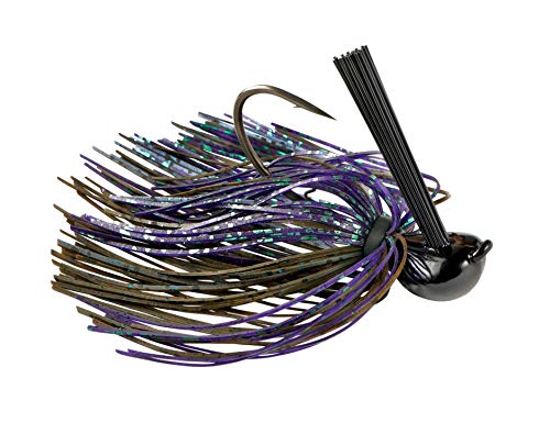 War Eagle Jiu-Jigsu Bass Fishing Lure with Weed Guard and Hole-in-One Style Skirt - color: Dirty June Bug