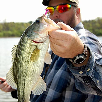 1/8 oz Jig Heads Freshwater Fishing Lures Jig Head with Eye Ball 25PCS Painted Hooks Fishing Jigs for Bass/Crappie - color: 1/32oz crappie jigs（0.875g）