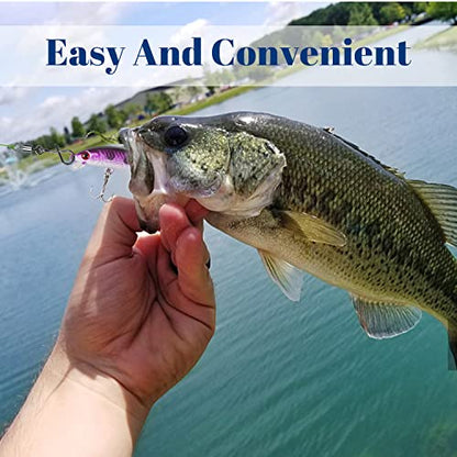 AGOOL Fly Fishing Snap Clips, 100/150pcs Quick Change Lure Clips Micro Fly Swivels Snaps Stainless Steel No Knot Snap Connectors Fly Hook Lure Snap for Flies, Jigs, Lures 3 Sizes - size: Size S-5.5LB-100pcs