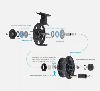 20" Ultra-Short Ultra-lightIce Fishing Rod and Reel Combo 1+1B Ice Fishing Reel 51cm Fiberglass Fish Pole - style: 1pcs Pole