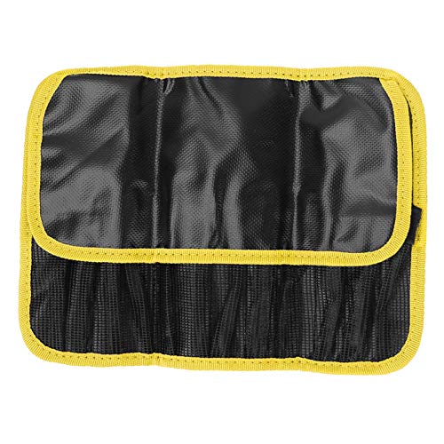 Fishing Tackle Bags,Soft Side Fishing Tackle Box Storage Bag,Compact Fishing Tackle Bag,Fishing Tackle Storage Bag Portable Lure Tool Fishing Gear Accessories Protective Bag(Yellow)