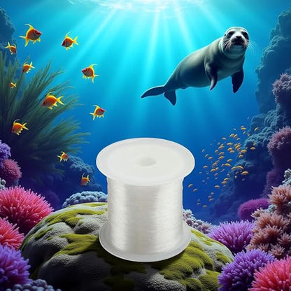 Transparent Fishing Line Fishing Wire Portable Fishings Thread Clear Strong Fish Wire Monofilament Fishing Line 70Mx0.25 mm Hunting and Fishing
