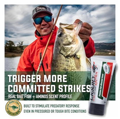 Liquid Mayhem Multi-Scent Gel Attractants Bundles – UV-Enhanced, Real Bait, Amino Acids – for All Lure Types - style: Fab Four Saltwater