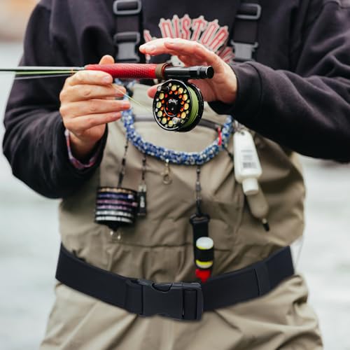 Coume 3 Pcs Neoprene Adjustable Wading Fishing Belt Waterproof with Adjustable Buckle Wader Belt for Men Fly Fishing Hiking Kayaking Outdoor Treading Water Accessories