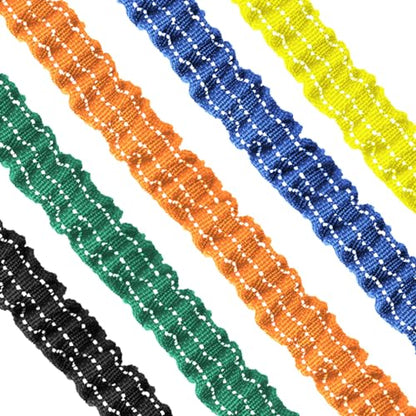 CYSKY 5 Pack Retractable Tool Lanyard with Aluminum Nut Lock Carabiner, Tool Tether Lanyards for Hand Power Tools, Maximum Weight Limit 13.6KG / 30lb (Blue) - color: Blue