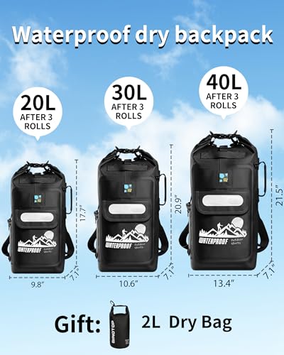 IDRYBAG Dry Bag Backpack - color: Black, size: 30L