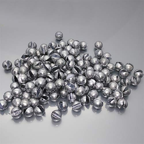 Removable Split-Shot,500Pcs Lead Sinking Split Shots Fishing Sinkers,Fishing Weights Sinkers - color: 0.8g