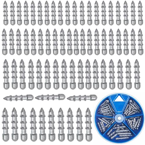 Fishing Weights Sinkers for Bass Fishing Tackle Insert Sinker for Fishing Lures Lead Fishing Nail Weight for Plastic Worm Soft Plastic Baits Neko Rig Wacky Rig Size 1/32oz 1/25oz 1/16oz 1/8oz - size: Mix 4 Sizes - 70 PACK