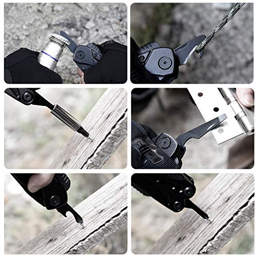 15 in 1 Multitool Pliers, Gifts for Men, White Elephant Gifts for Adults, Stocking Stuffers for Men, Christmas Gift for Dad Him, Husband, Boyfriend, Grandpa - style: Multitool Knife